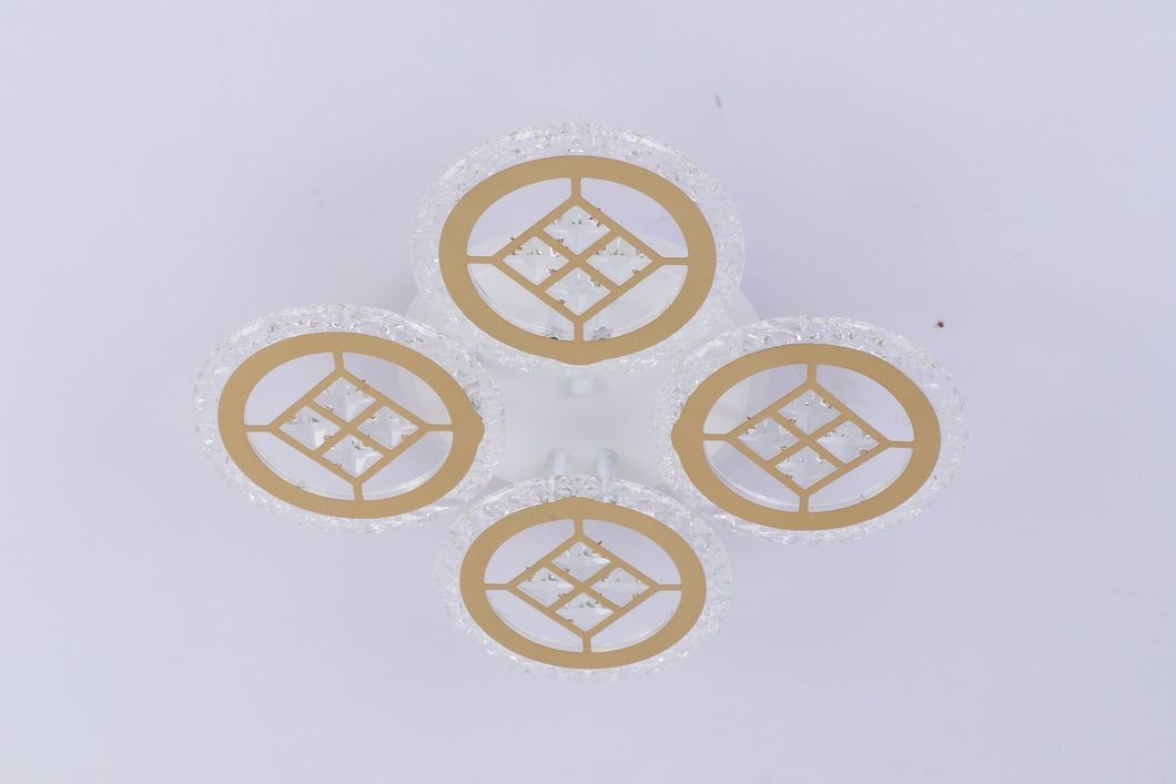 Люстра светодиодная V K39928-4 1 WT gold с пультом