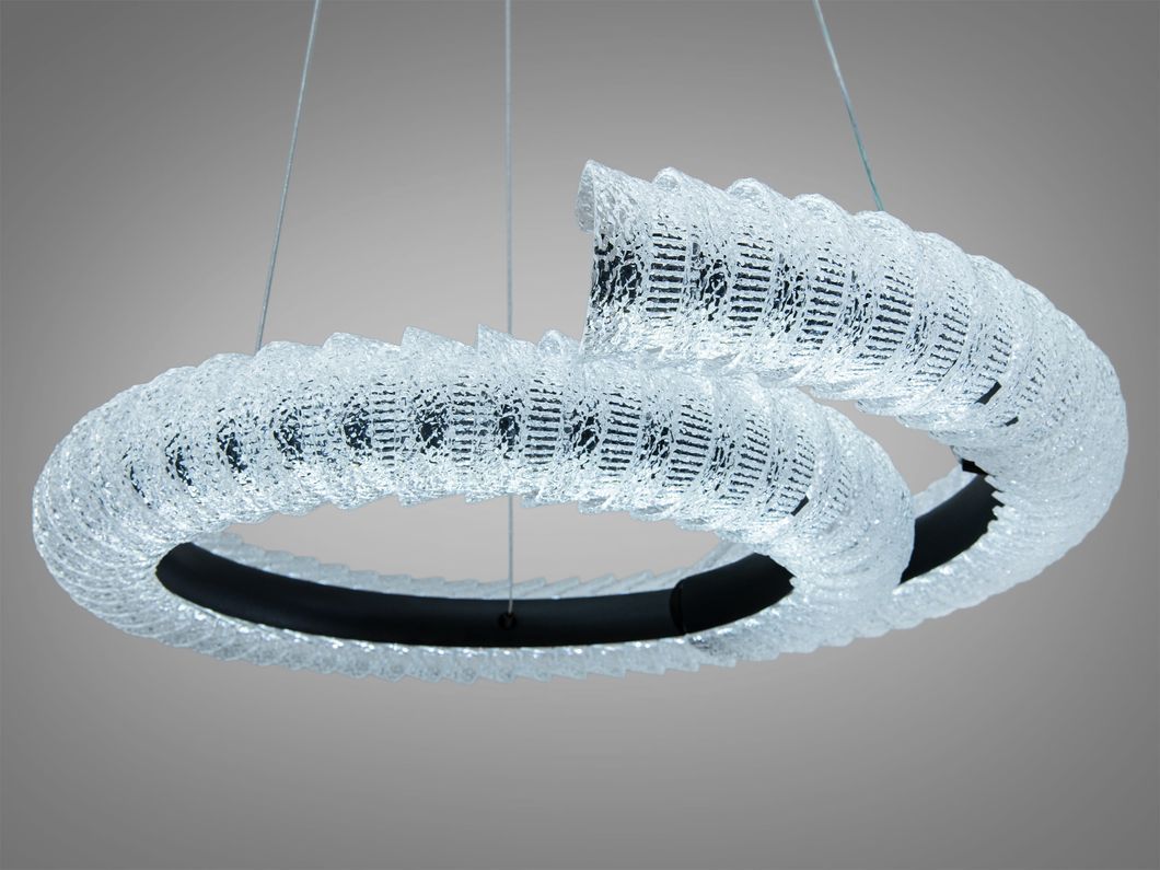 Подвесная LED люстра Diasha черная 36Вт CCT