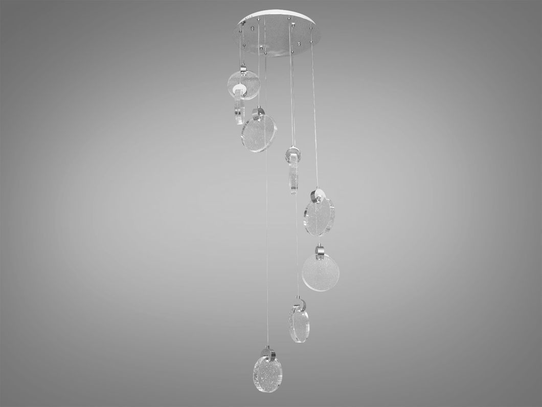 Современная светодиодная люстра, 24W