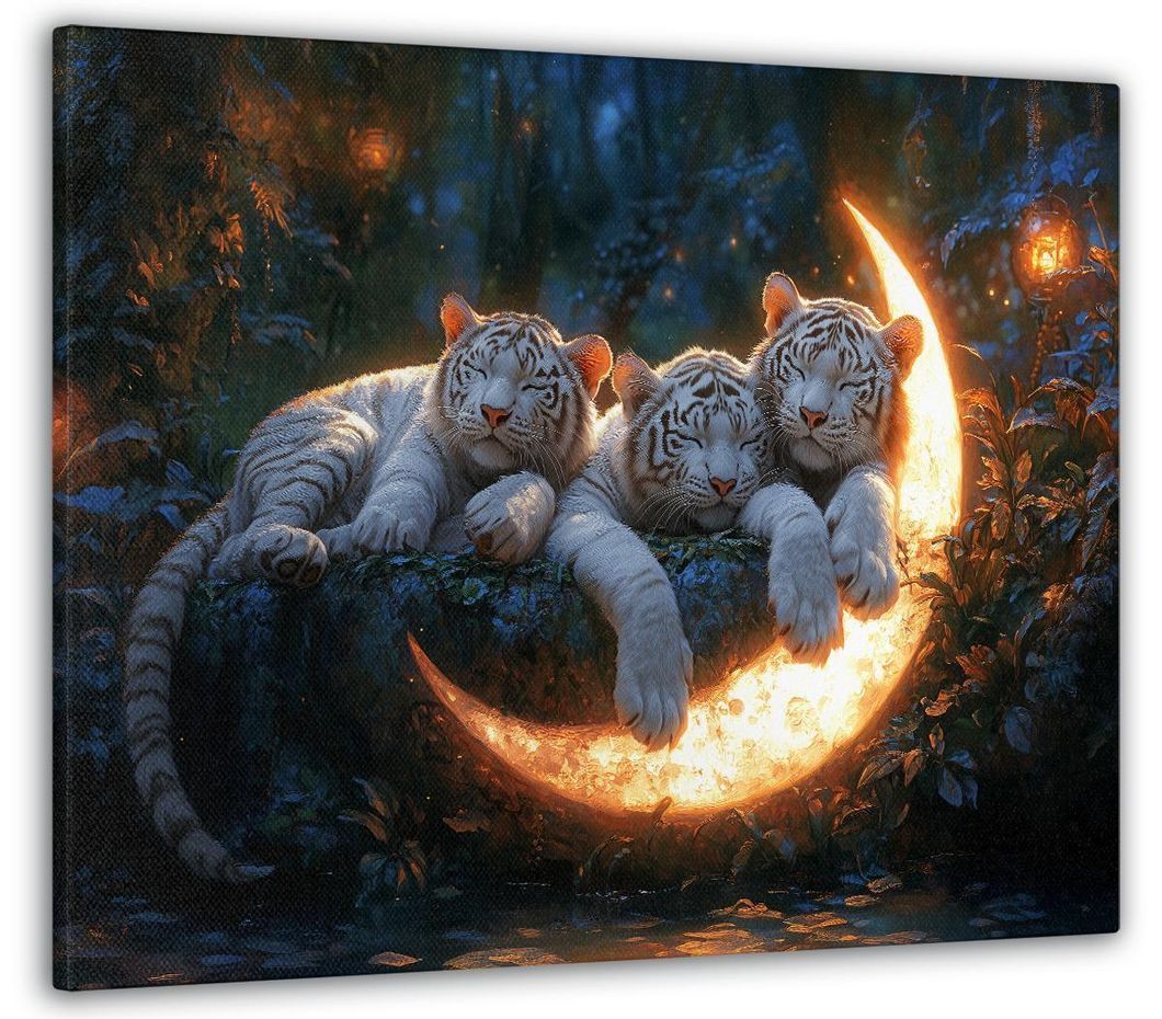 Картина на холсті МАKO " Сплячі тигри " 50x70 см MK10627_5070