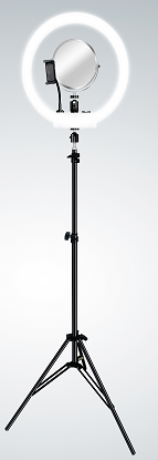 Кільцева селфі світлодіодна лампа з кріпленням для Тик ток інстаграм з штативом (TY-3060), Черный, Чорний