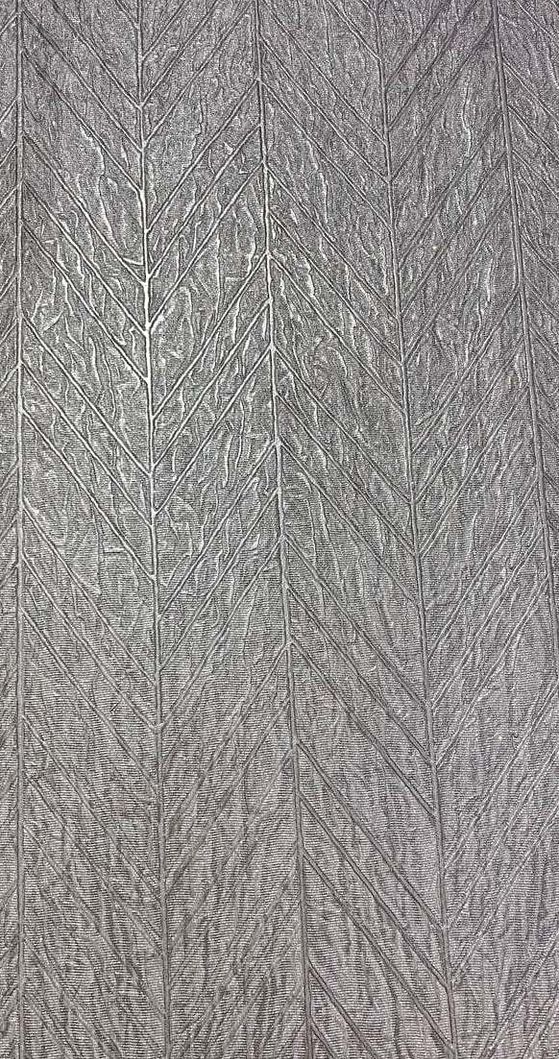 Шпалери вінілові на флізеліновій основі Yuanlong Reema сіро-коричневий 1,06 х 10,05м (23033)
