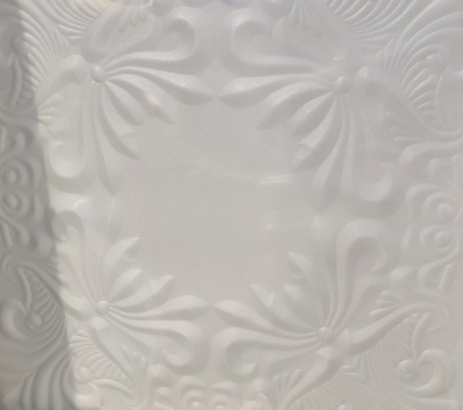 Плитка потолочная из пенополистерола белый 50x50 8 шт/уп (1030), Белый, Белый
