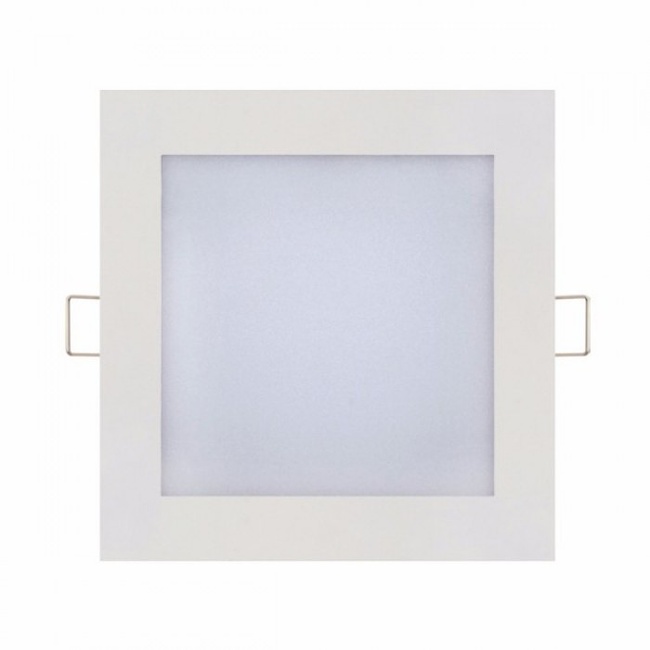 Світильник світлодіодний врізний Slim/Sq-12 12W 4200К, Білий, Білий