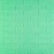 Панель стінова самоклеюча декоративна 3D Цегла Зелений 700х770х3мм (012-3), Зелений, Зелений