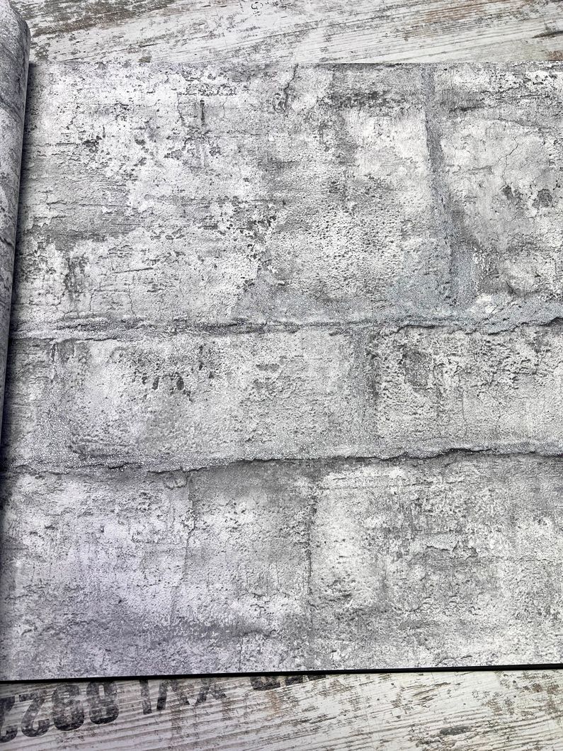 Шпалери вінілові на флізеліновій основі Erismann Fashion for Walls 3 сірий 1,06 х 10,05м (12102-31)