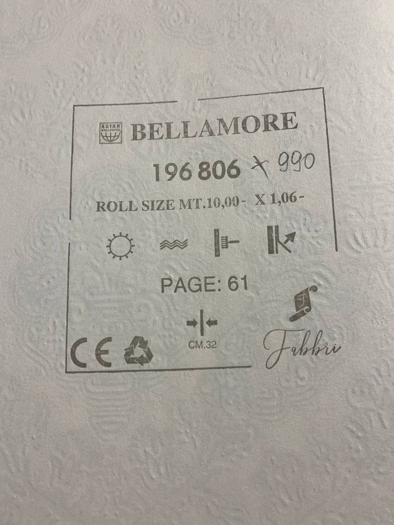 Шпалери вінілові на флізеліновій основі Wiganford Bellamore бежевий 1,06 х 10,05м (196806),