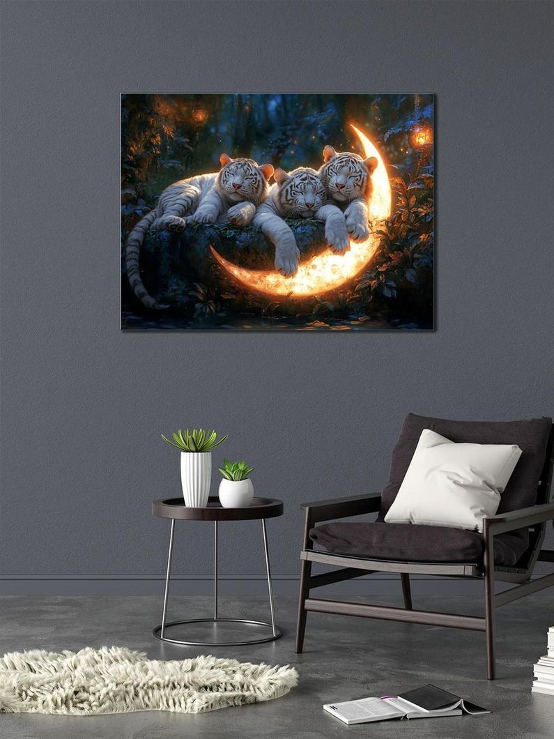 Картина на холсті МАKO " Сплячі тигри " 50x70 см MK10627_5070
