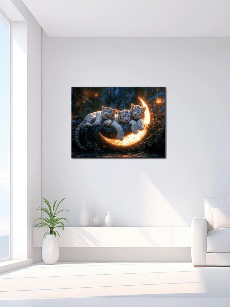 Картина на холсті МАKO " Сплячі тигри " 50x70 см MK10627_5070