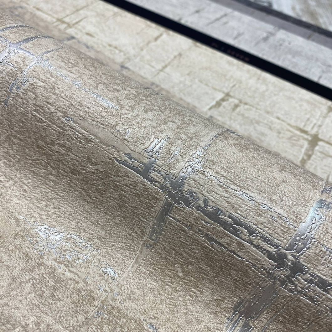 Шпалери вінілові на флізеліновій основі бежевий AdaWall Seven 1,06 х 10,05м (7813-2)