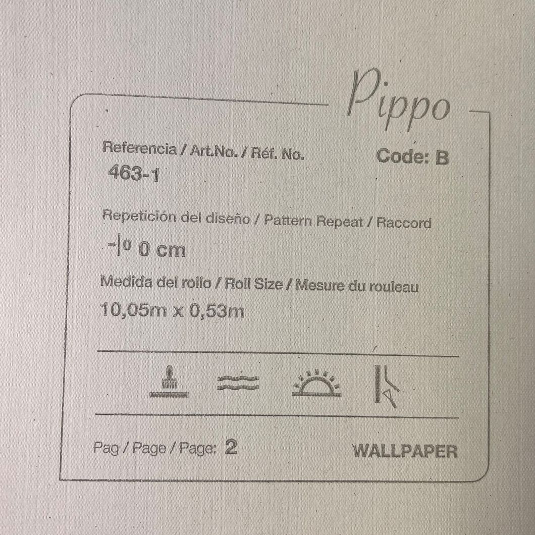 Обои бумажные ICH Pippo голубой 0,53 х 10,05м (463-1)
