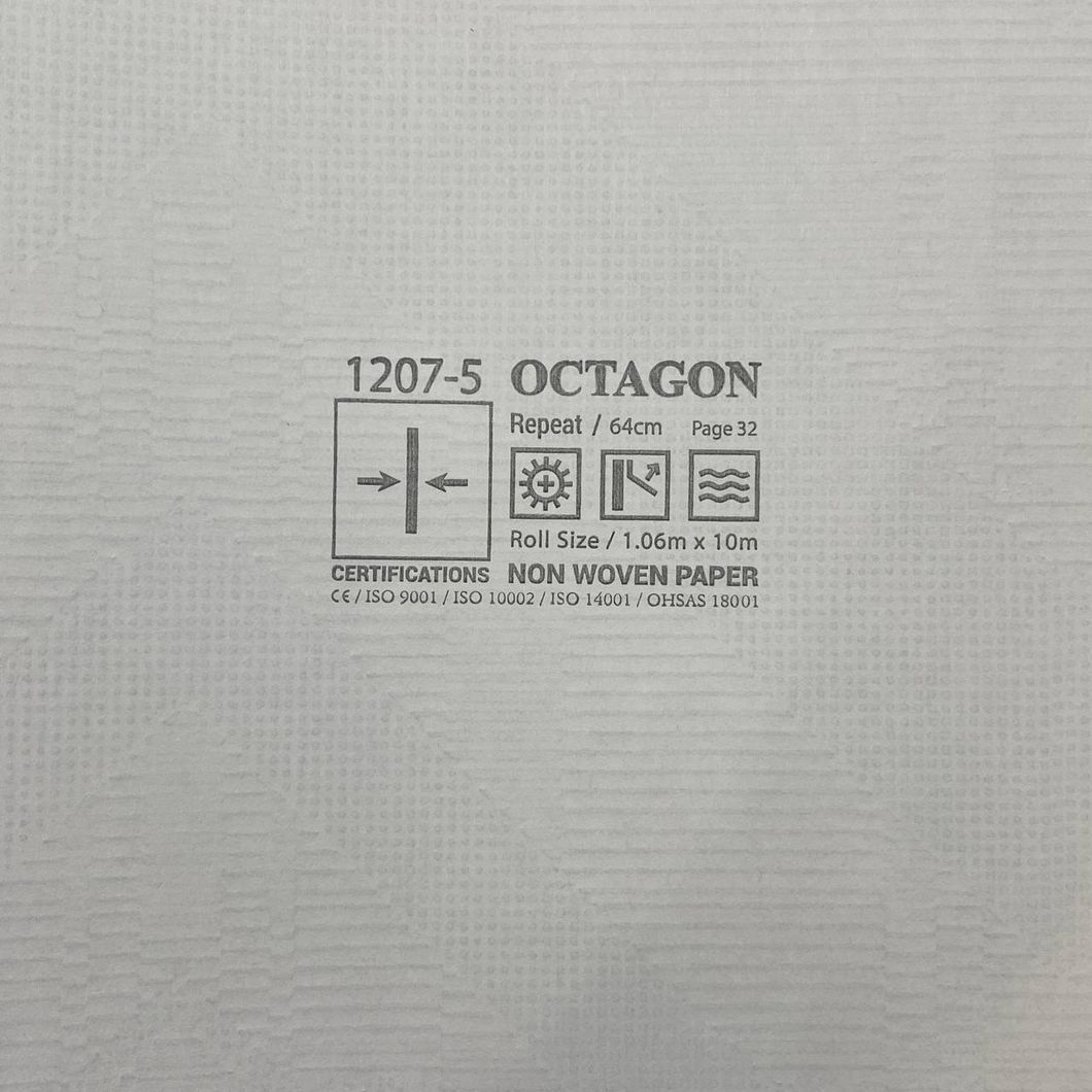 Шпалери вінілові на флізеліновій основі Octagon AdaWall темно-сірий 1,06 х 10,05м (1207-5)
