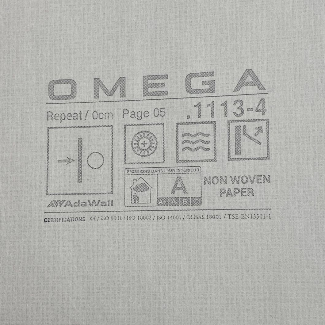 Обои виниловые на флизелиновой основе OMEGA AdaWall коричневый 1,06 х 10,05м (1113-4)