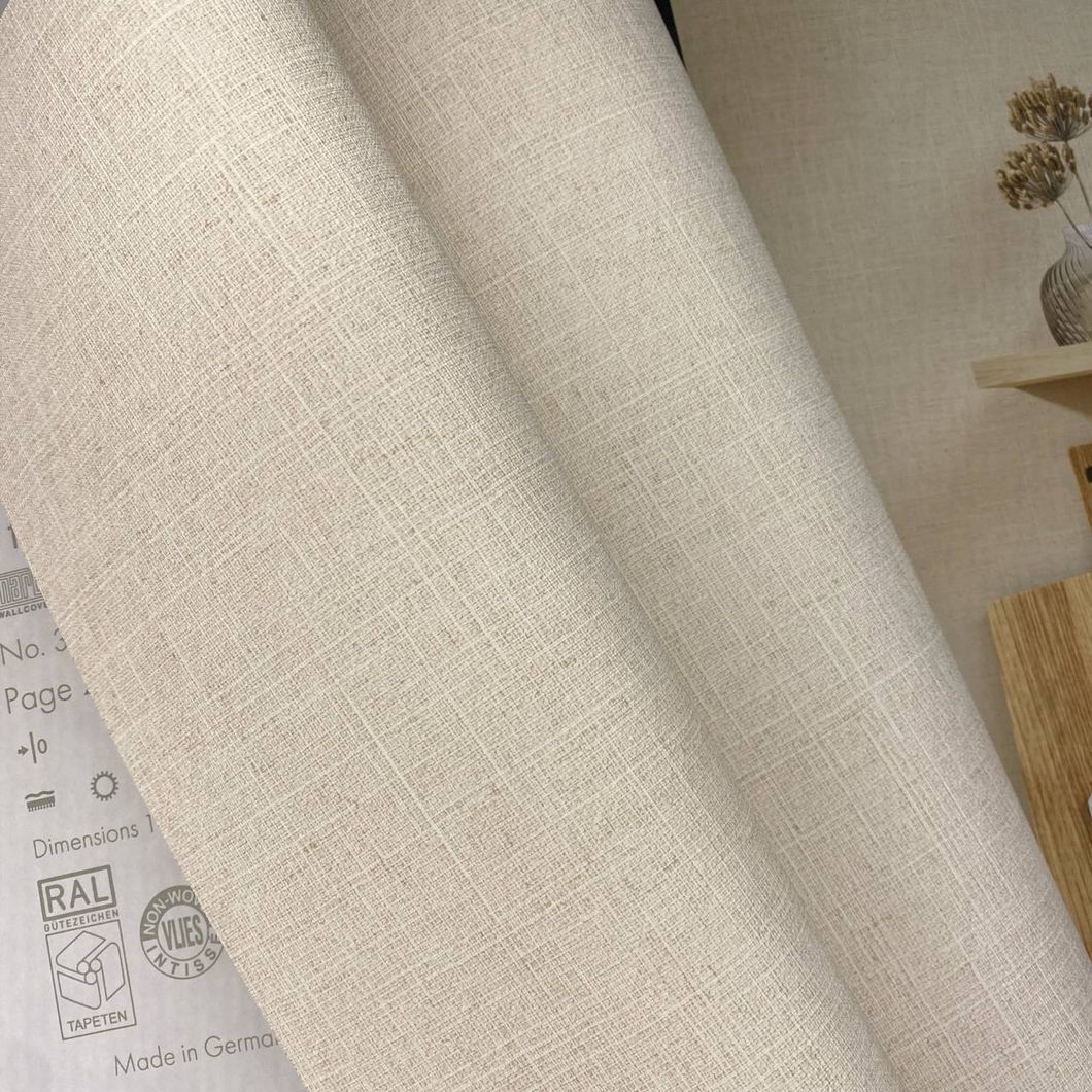 Шпалери вінілові на флізеліновій основі Marburg Boho світло бежеві 1,06 х 10,05м (35706)