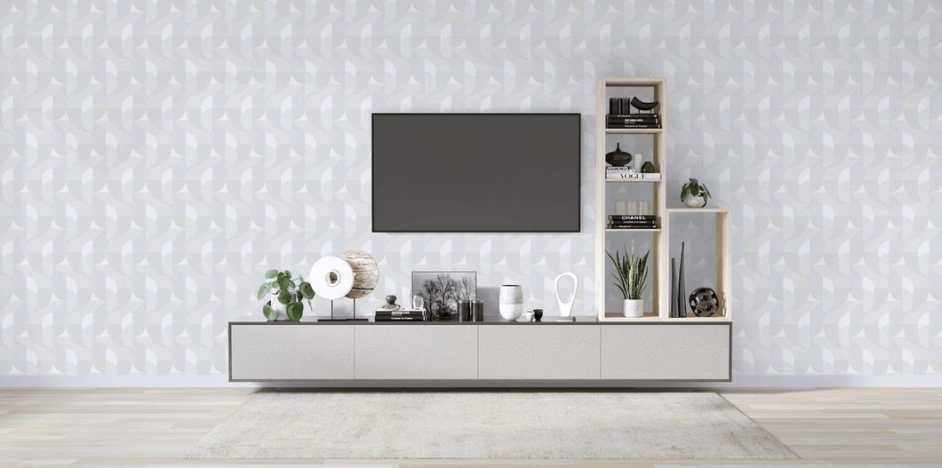 Шпалери вінілові на флізеліновій основі SINTRA Tweed 533628 (1,06х10,05м), Сірий
