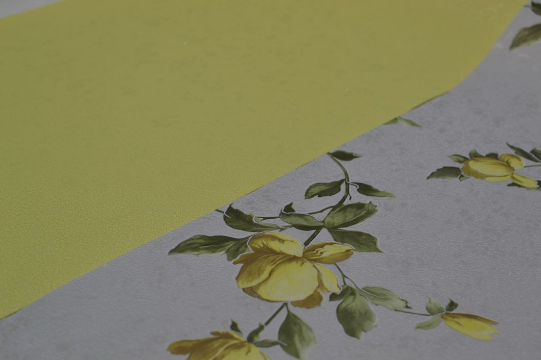 Шпалери акрилові на паперовій основі Слобожанські шпалери жовтий 0,53 х 10,05м (472-21)