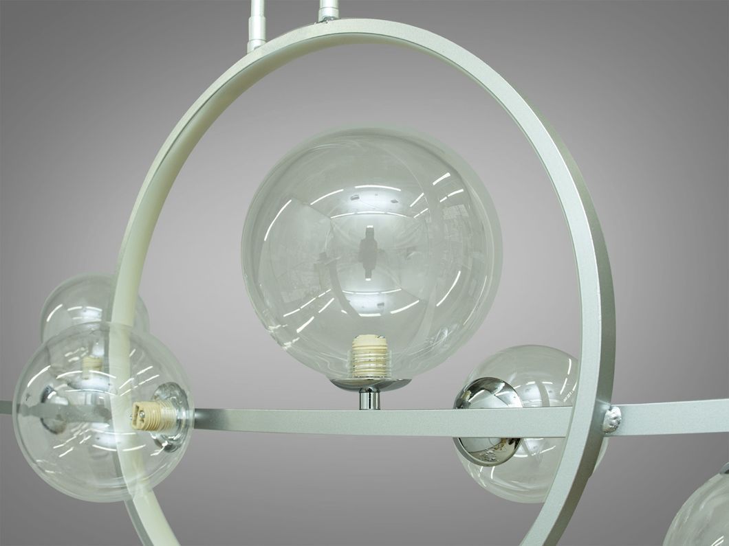 Люстра Loft на 7 ламп с LED подсветкой