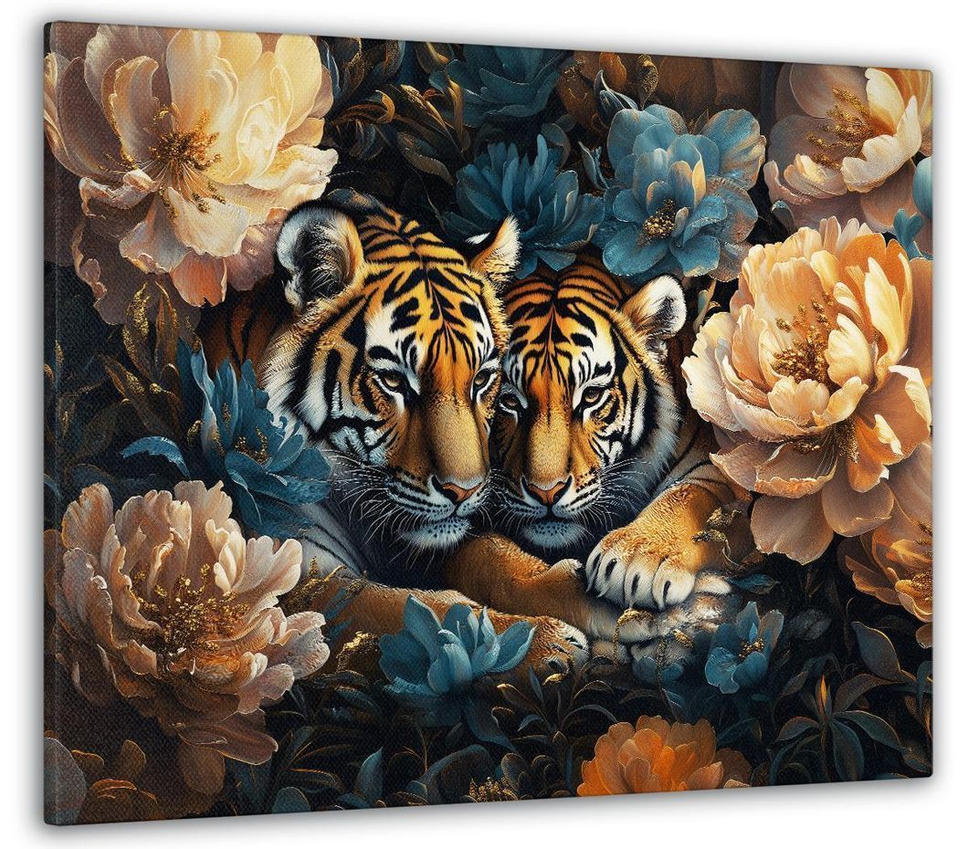 Картина на холсте МАKO " Величественные тигры " 50x70 см MK10576_5070