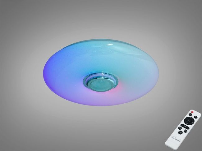 Стельова люстра LED біла 80 Вт RGB Bluetooth TUYA, TUYA додаток