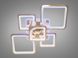 Потолочная LED люстра с димером и цветной подсветкой 95W