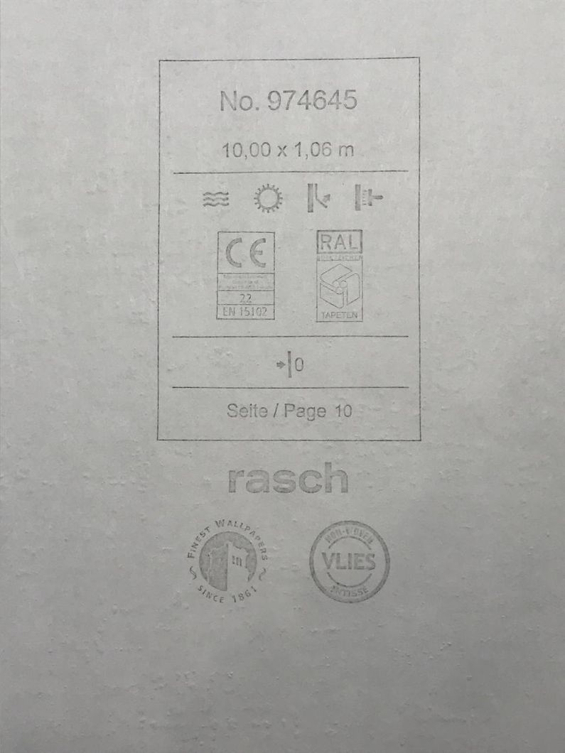 Обои виниловые на флизелиновой основе Rasch Clouds зелёный 1,06 х 10,00м (974645)