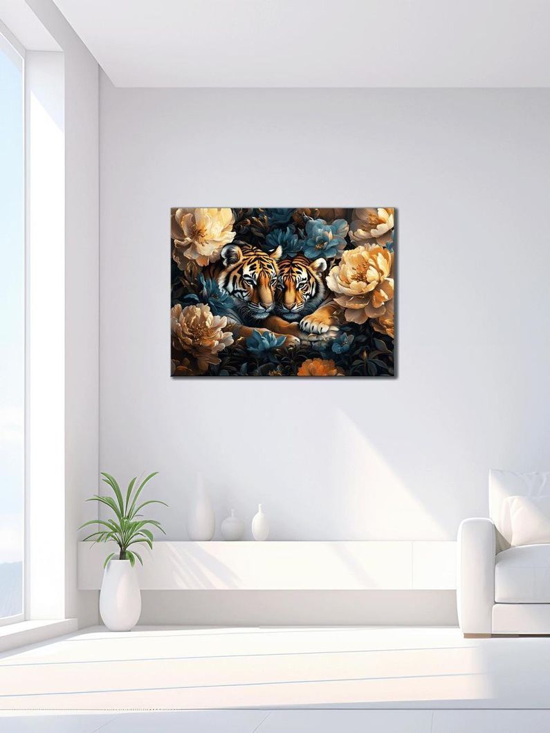 Картина на холсте МАKO " Величественные тигры " 50x70 см MK10576_5070