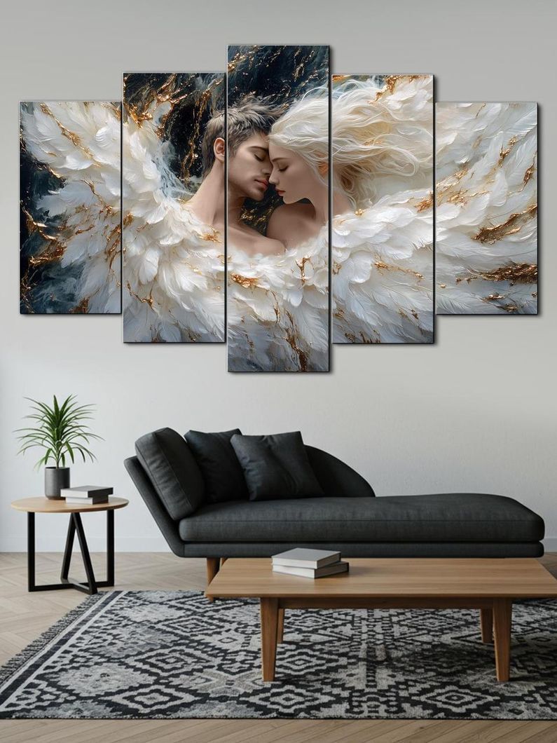 Модульна картина MAKO " Ангели кохання " 80x125 см MK50571
