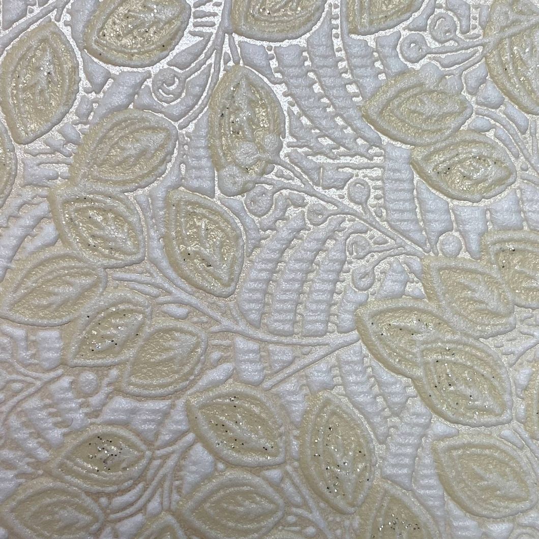 Шпалери вінілові на паперовій основі Жовті Слов'янські шпалери Comfort В58,4 Айрін 0,53м х 10,05м (9418-05)