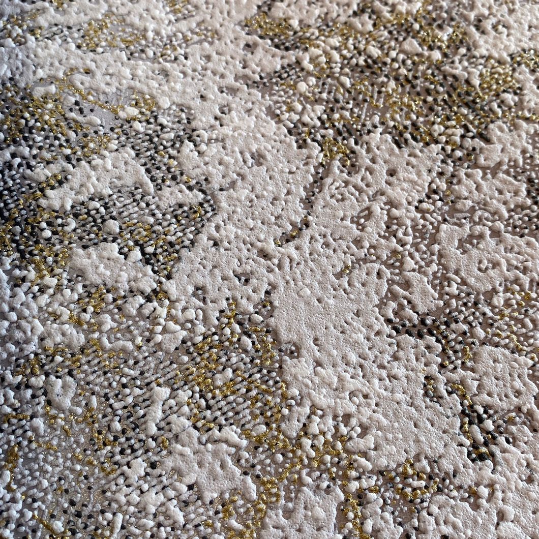 Шпалери вінілові на паперовій основі Слов'янські шпалери Comfort B58,4 Доломіт2 світло-сірий 0,53 х 10,05м (9413-06)