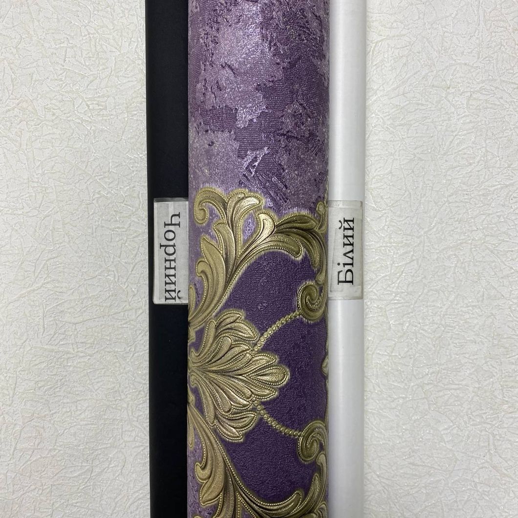 Шпалери вінілові на флізеліновій основі Фіолетові Герцог Слов'янські шпалери В118 LeGrand Platinum 1,06м х 10,05м (8741-05)