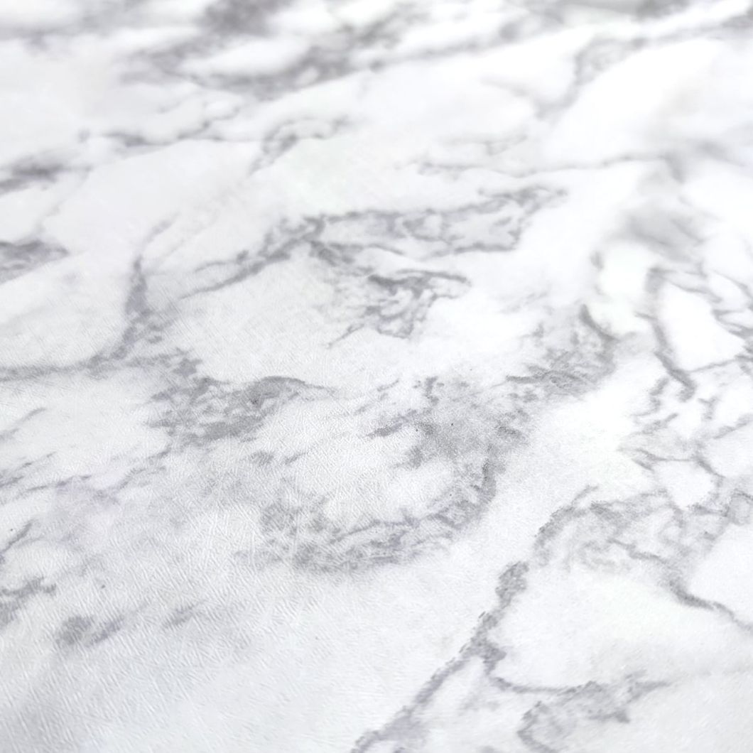 Самоклеющаяся декоративная пленка белый мрамор 0,45Х10М (KN-M0030-4), Белый, Белый