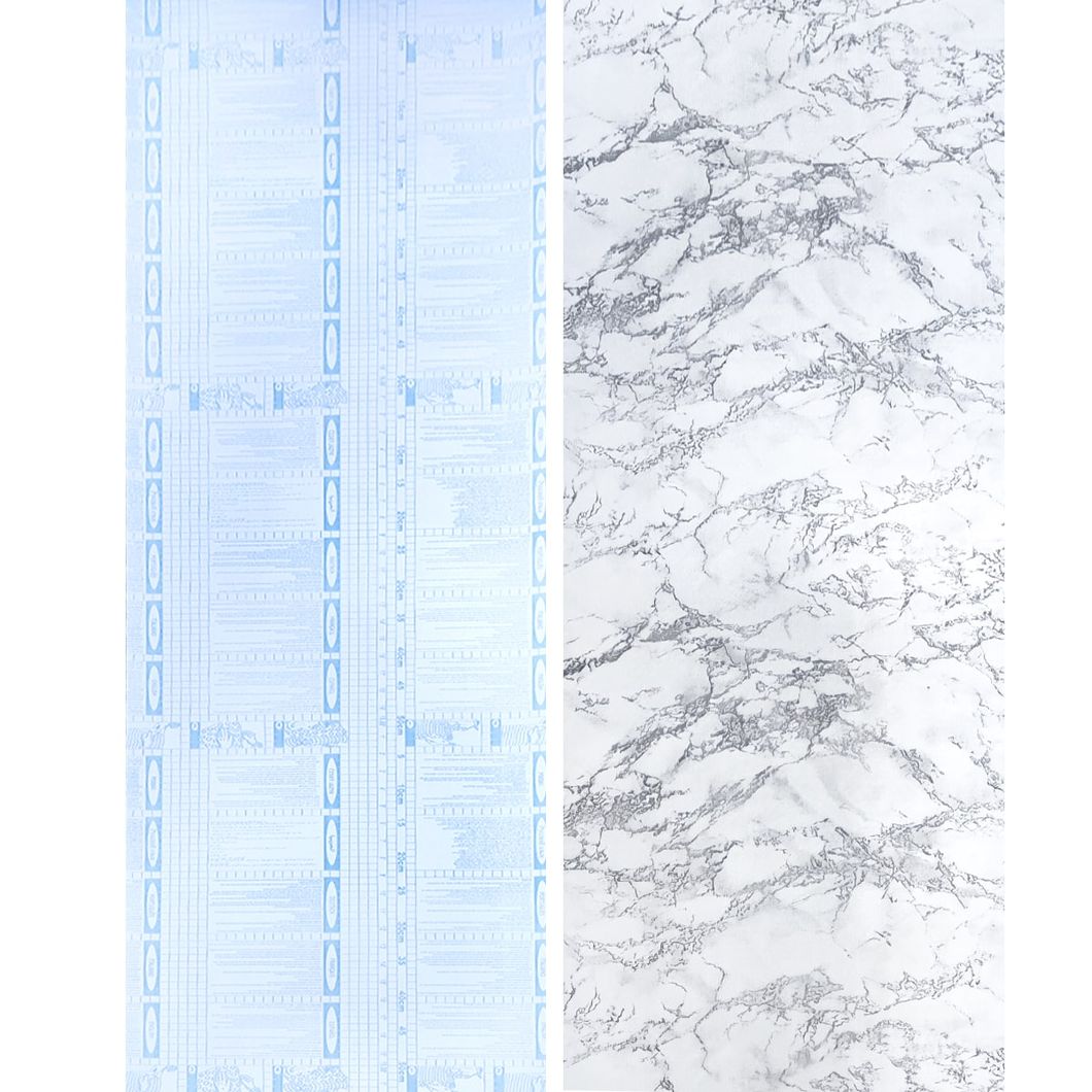 Самоклеюча декоративна плівка білий мармур 0,45Х10М (KN-M0030-4), Білий, Білий