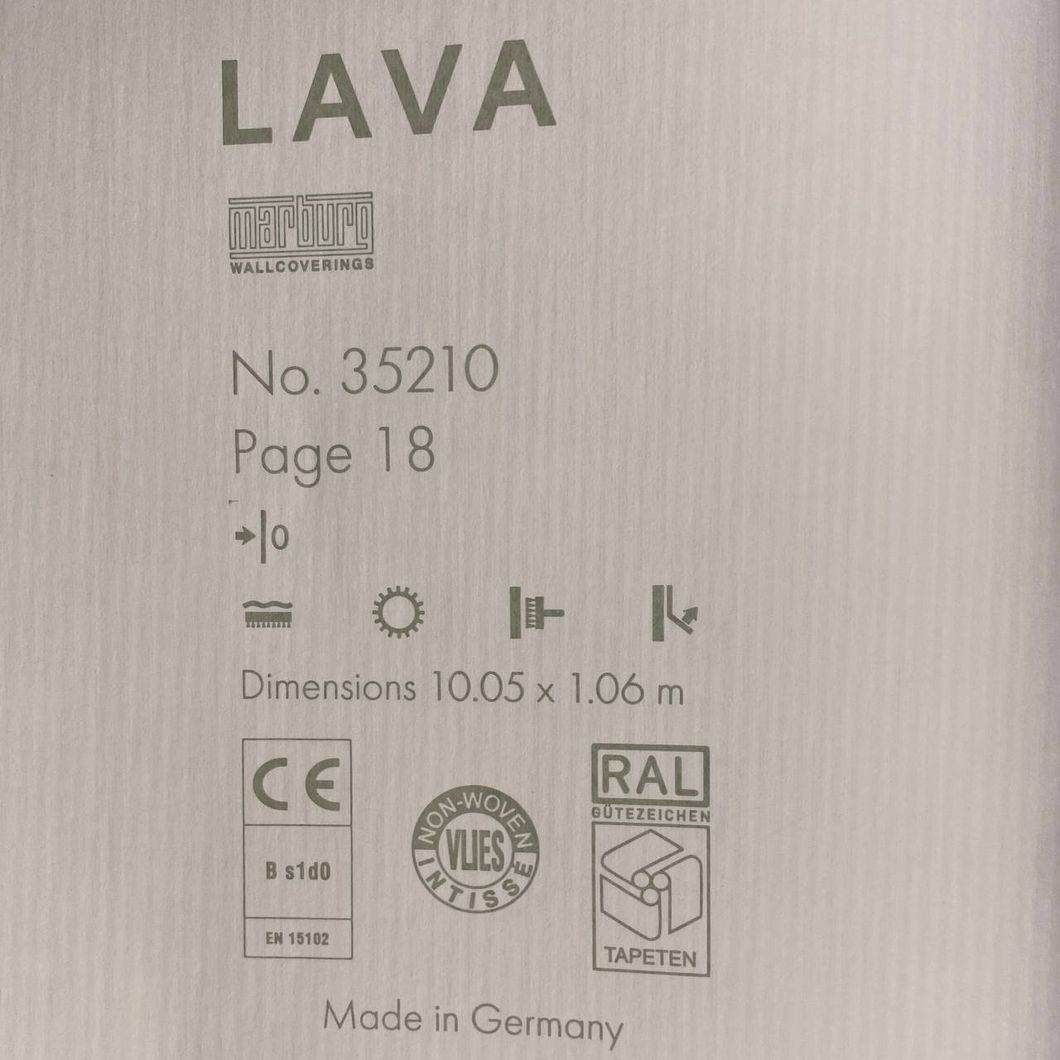 Шпалери вінілові на флізеліновій основі Білі Marburg LAVA 1,06 х 10,05м (35210)