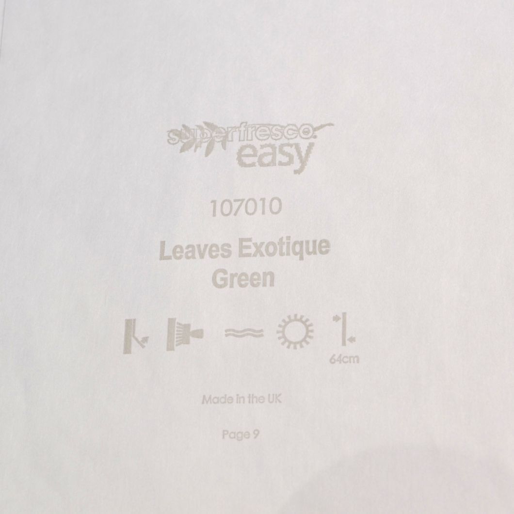 Обои виниловые на флизелиновой основе Superfresco Easy Leaves Exotique Green зелёный 0,53х10,05 (107010)