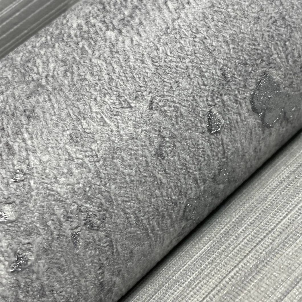Обои виниловые на флизелиновой основе Erismann Fashion for Walls 4 серебристый 1,06 х 10,05м (12185-31)