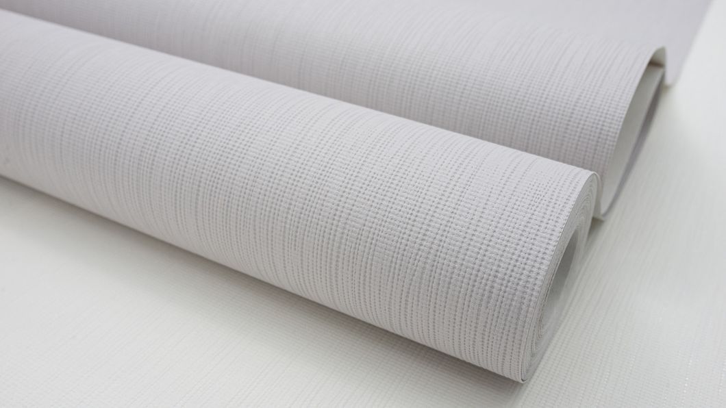Обои виниловые на флизелиновой основе SINTRA Basics, Macrame UNI серые 0,53х10,05м (454640), Серый, Серый, +