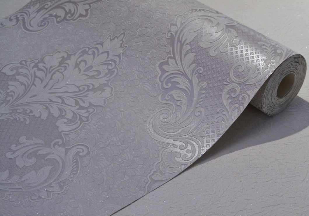 Шпалери вінілові на паперовій основі Слов'янські шпалери Comfort B58,4 білий 0,53 х 10,05м (9417-03)