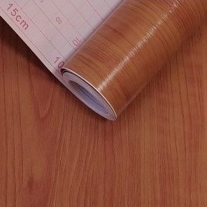 Самоклейка декоративная Hongda дерево коричневый полуглянец 0,45 х 15м (5109), Коричневий, Коричневий