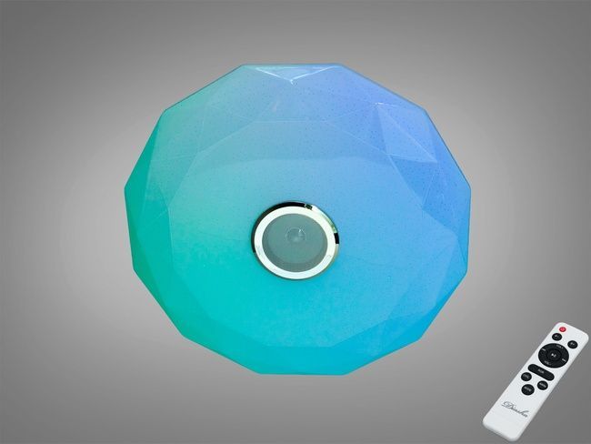 Стельова люстра LED біла 80 Вт RGB Bluetooth TUYA, TUYA додаток