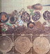 Клеенка на стол ПВХ на основе Кофейные зерна коричневый 1,4 х 1м (100-157), Коричневый, Коричневый