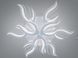 Стельова LED люстра з пультом 145 Вт біла 25 м&sup2;