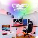 Смарт люстра керована світлодіодна ROOM RGB 5S 70 Вт SMART 385&times;385&times;75 мм Біла, Білий
