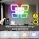 Смарт люстра керована світлодіодна ROOM RGB 5S 70 Вт SMART 385&times;385&times;75 мм Біла, Білий