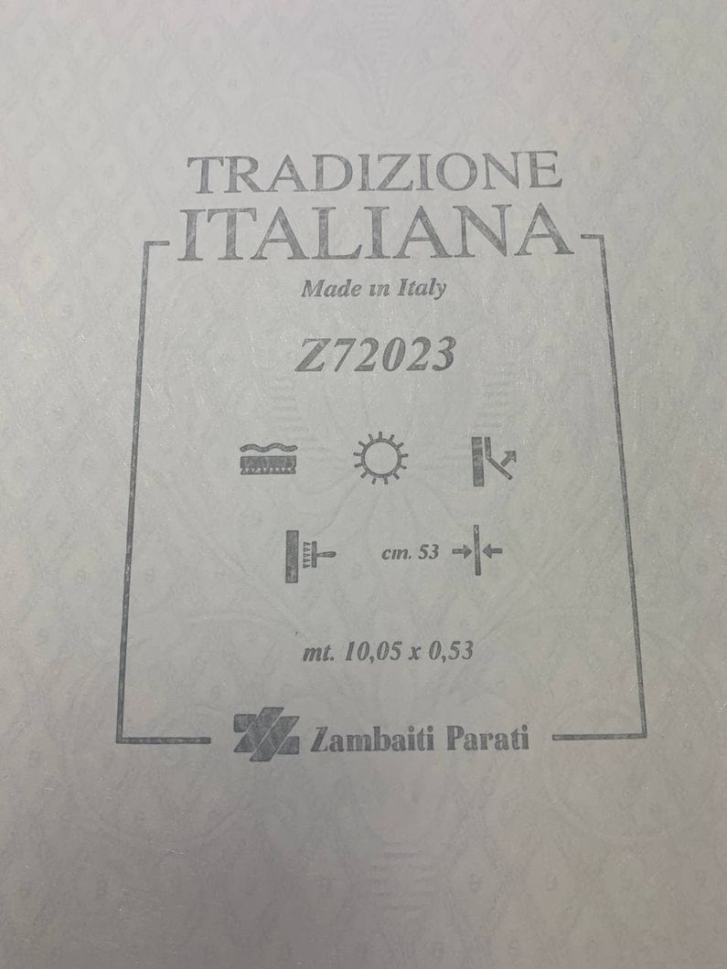 Шпалери вінілові на флізеліновій основі Zambaiti Parati Tradizione Italiana бронза 0,53 х 10,05м (Z72023)