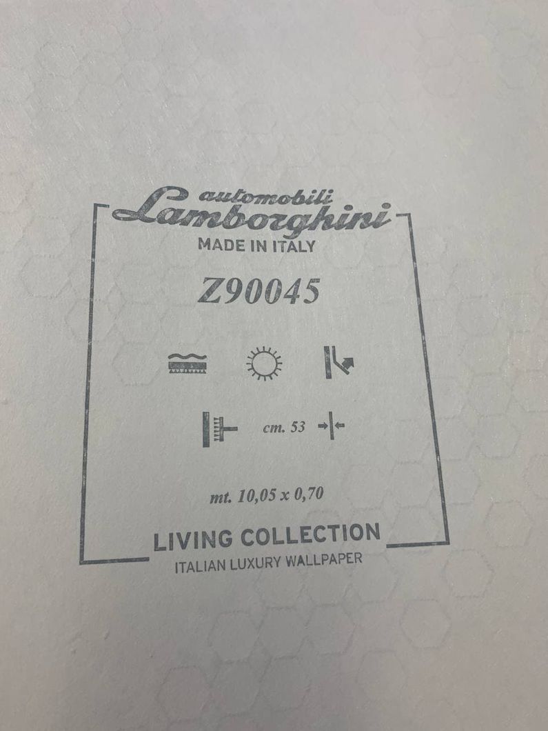 Обои виниловые на флизелиновой основе Zambaiti Parati Lamborghini 2 бежевый 0,70 х 10,05м (Z90045)