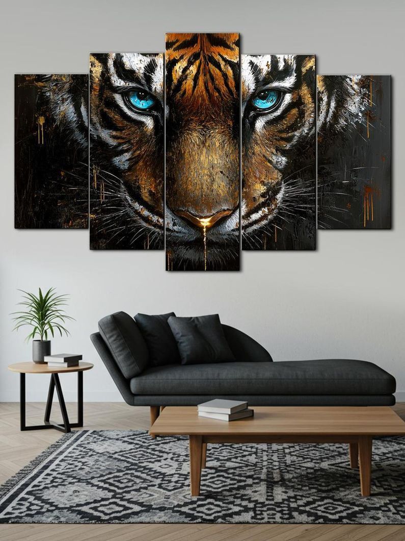 Модульна картина MAKO " Погляд тигра " 80x125 см MK50622