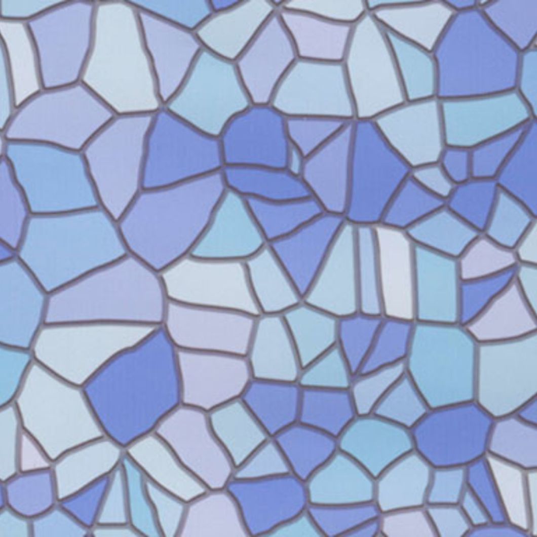 Самоклейка вітражна Patifix Мозаїка блакитний 0,45 х 1м (11-2265), Синий, Синій