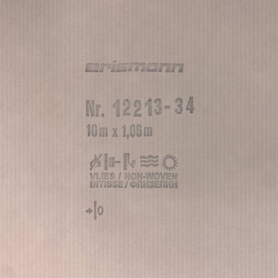 Обои виниловые на флизелиновой основе Erismann Melange тёмно-серый 1,06 х 10,05м (12213-34)