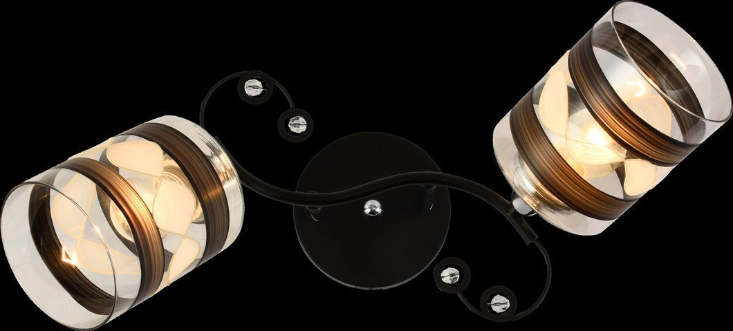 Люстра декоративна INTEREES IS XA1458/2 BK+CR, Черный