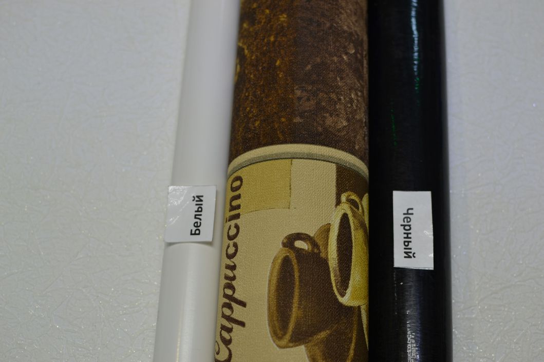 Обои виниловые на бумажной основе Vinil ЭШТ Арабика Декор коричневый 0,53 х 10,05м (1-1000)